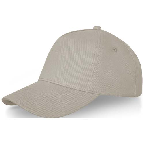 Casquette 5 pans coton brossé personnalisée Doyle Flocons d’avoine